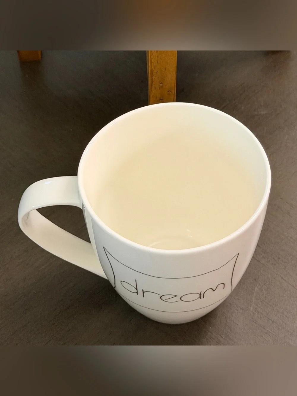 Set of 3 Mugs~ 2 XL Gold Polkadot Mugs & 1 M Dream Mug